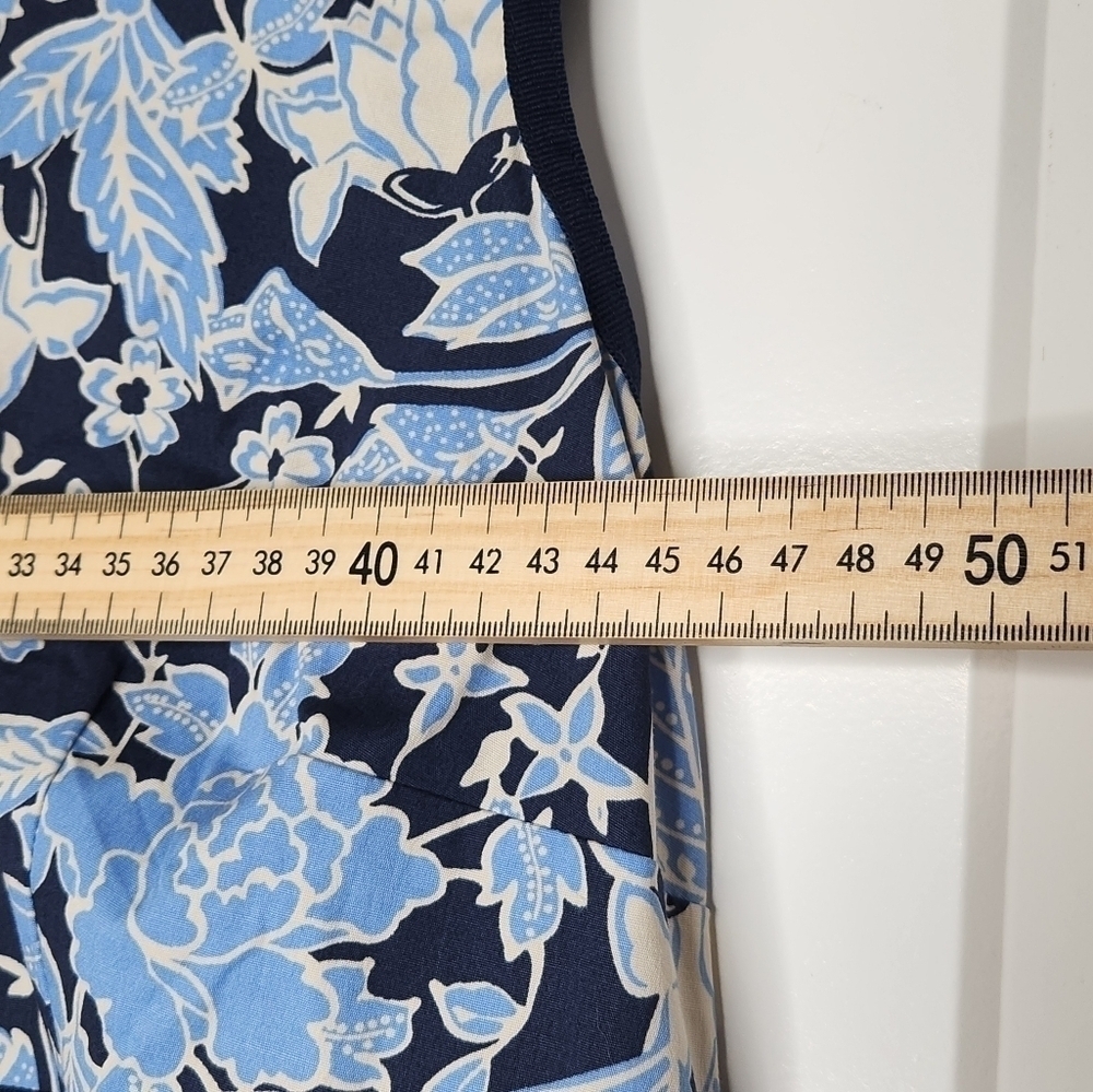 CROFT & BARROW women's dress size 16 Strech Blue Floral NWT - Picture 6 of 7